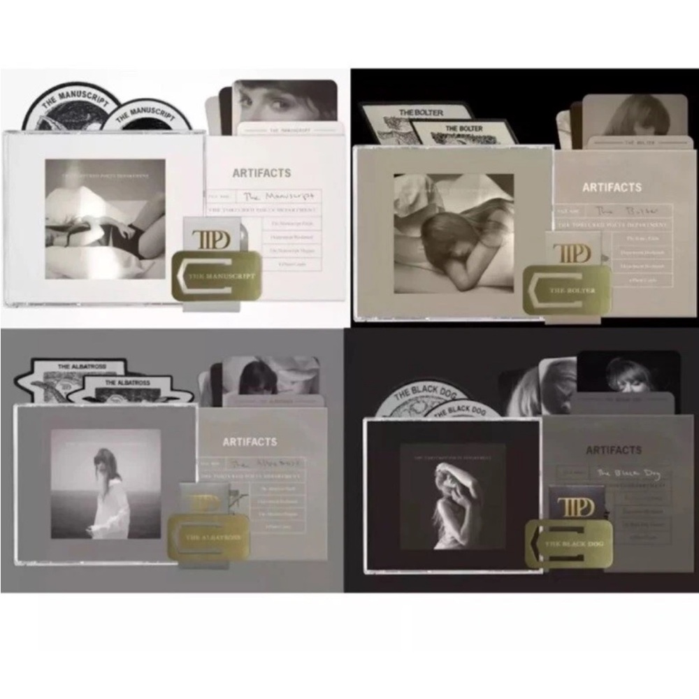 Taylor Swift TTPD Deluxe Collectors Editions CDs